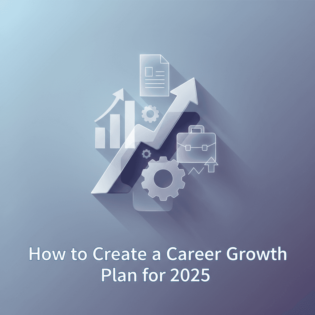 Professional blog header illustration for How to Create a Career Growth Plan for 2025